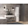 Armário de arrumação de casa de banho top e shop NEL II BIEL POŁ — de pé, 5 prateleiras, 310×300×1740 mm, branco