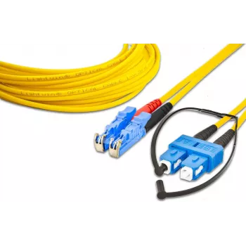 Lightwin Cabo de Patch de Fibra Ótica Duplex de Alta Qualidade - SM - LSH - SC (LDP-09 LSH-SC 3.0)