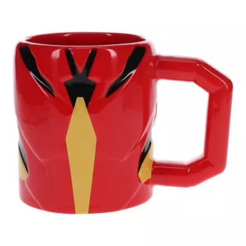 Caneca Paladone Iron Man modelada vermelha 0,5L unidade