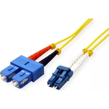 Roline - Cabo de rede - LC monomodo (M) para SC monomodo (M) - 3 m - fibra ótica - 9/125 micrómetros - OS2 - isento de halogéneos - amarelo (21.15.8793)