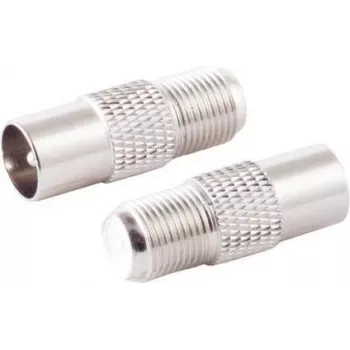 Adaptador ficha IEC para conector fêmea F ShiverPeaks 85322-SET10 conjunto de 10 unid. — adaptador de conectividade