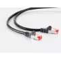 Cabo Ethernet ShiverPeaks 75713-AS CAT 6A S/FTP PIMF, compatível com 1G/10G