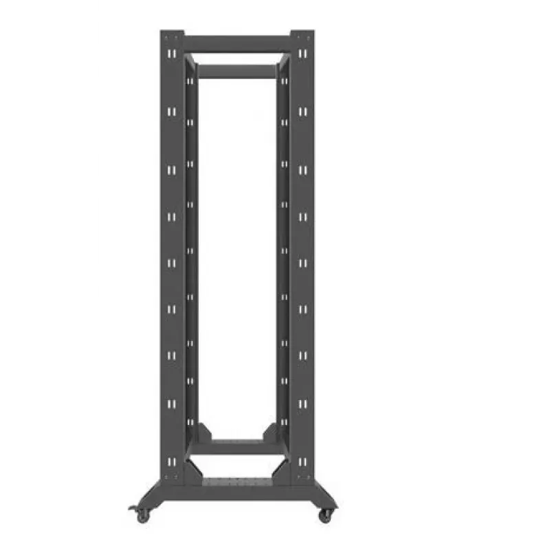 Lanberg OR01-6842-B Rack aberto de 19 polegadas, 42U, 600x800 mm, preto