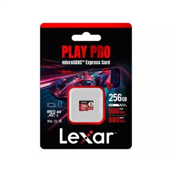 Cartão de memória Micro SDXC Lexar 256GB UHS-I LMSXPS0256G-BNNNG