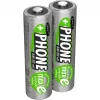 Pilha Ansmann blister 2 X DECT bateria AA 800mAh