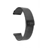 Pulseira de relógio FIXED Mesh Strap FIXMEST-18MM-BK 18 mm troca rápida preto malha metálica