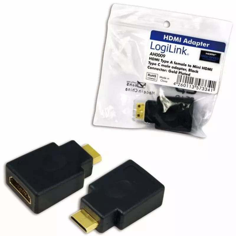 Adaptador HDMI-C LogiLink AH0009 preto