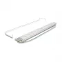 Patch panel 19 polegadas DELOCK 24 portas Keystone, portas inclináveis, alívio de tensão, 1U metálico