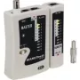 Testador de cabos Basetech BT-200 BT-200 compatível com RJ-45, RJ-11, BNC