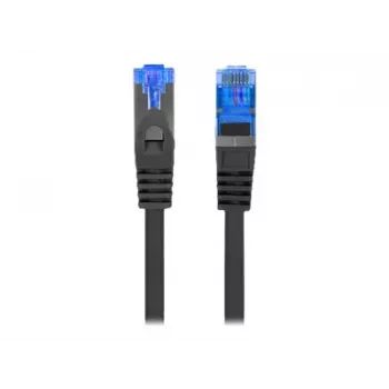 Cabo de rede LANBERG PCF6A-10CC-0100-BK — Cat6a S/FTP, 1 m, RJ-45, preto