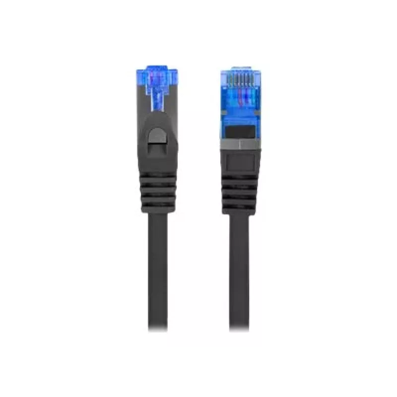 Cabo de rede LANBERG PCF6A-10CC-0100-BK — Cat6a S/FTP, 1 m, RJ-45, preto