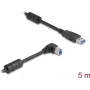 Cabo USB DeLOCK ficha Type-A macho para ficha Type-B macho 90° angular 5 m