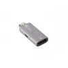 Adaptador de cabo de vídeo Lanberg AD-HD-DP-01 HDMI Type-A DisplayPort Prateado