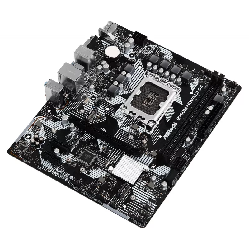 Placa-mãe ASRock B760M-HDV/M.2 D4 DDR4 LGA 1700 Micro-ATX