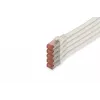 DIGITUS cabo de rede CAT6 S/FTP, 10 m, branco, pack de 5