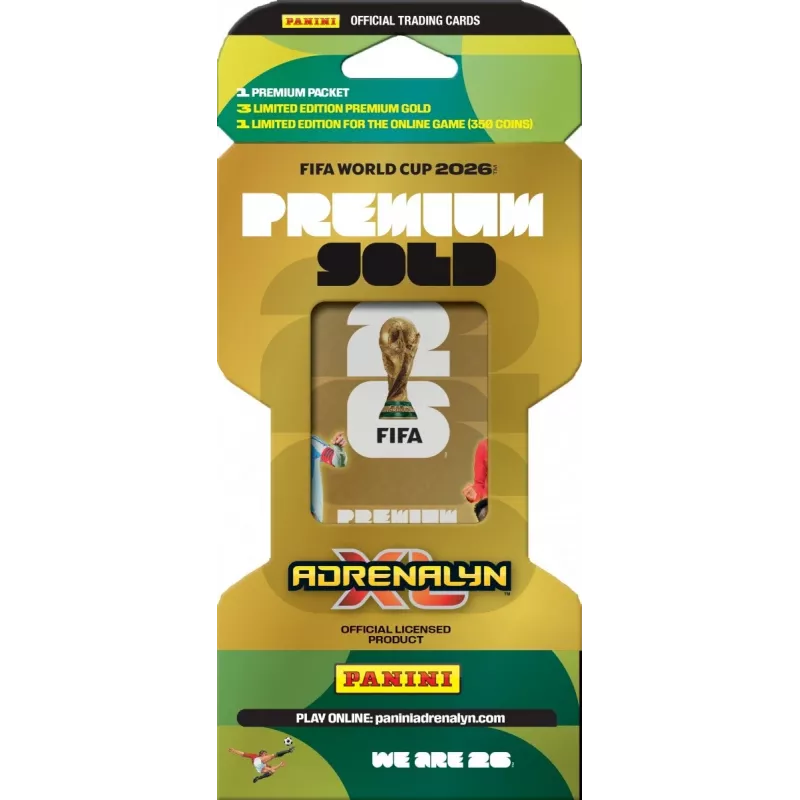 Cartas FIFA World Cup 2026 Blister Gold