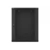 Armário de instalação de parede Lanberg 19'' 15U 600x450mm preto (porta de vidro)