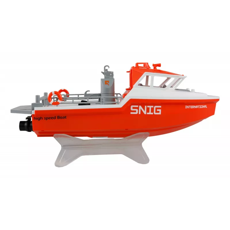 Barco de salvamento Amewi propulsão a jato brushless 320mm RTR branco/laranja (26116)