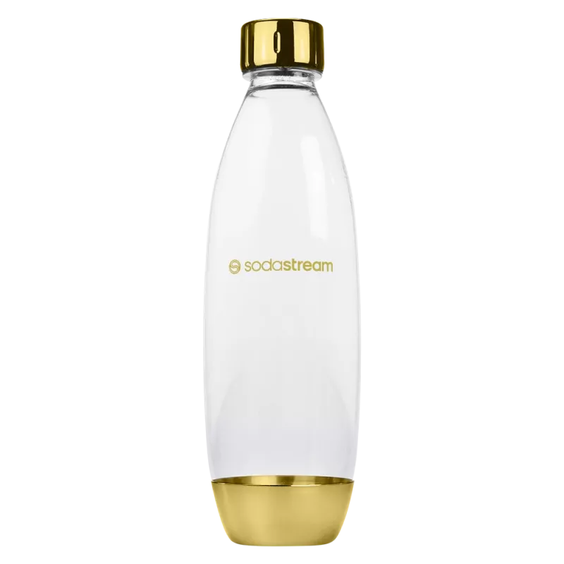 SodaStream Carbonator dourado branco 1L plástico capacidade 60L