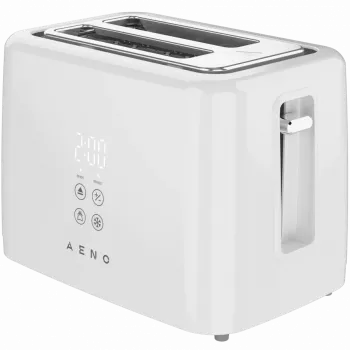 Torradeira AENO ATS0002W 2 ranhuras, 780–930 W, 220–240 V 50–60 Hz, 3 modos, 7 níveis de tostagem, branco