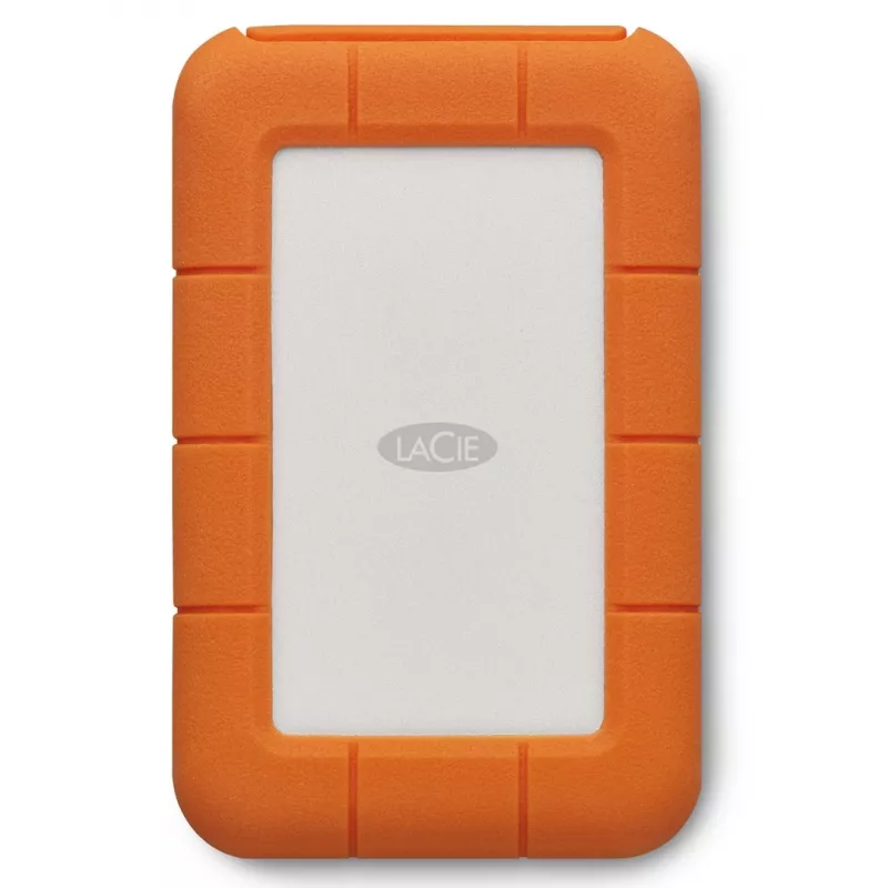Disco externo LaCie Rugged USB-C 5 TB USB Type-C 3.2 Gen 1 (3.1 Gen 1) cinzento amarelo
