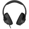 LORGAR Noah 101, headset gaming com microfone, ligação jack 3,5 mm, comprimento do cabo 2 m, design dobrável, almofadas de couro ecológico PU, tamanho: 185*195*80 mm, 0,245 kg, preto