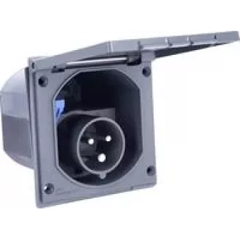 Ficha CEE industrial AS Schwabe 61492, 16 A, 230 V, ligação elétrica com proteção IP