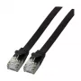 Efb K5545SW.0,5 cabo de rede Ethernet preto