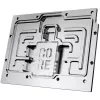 Refrigerador de água para placa gráfica Alphacool Core RX 9070 XT Hellhound+ Transparent Chrome com backplate