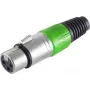 ShiverPeaks BASIC-S Acoplador XLR (fêmea), verde (BS55022-G)