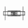 Suporte de parede de TV articulado GEMBIRD WM-105ST-01 para televisores de 50–105 polegadas, suporte de aço orientável, máx. 75 kg, VESA 200x100–900x600