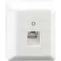 Tomada de rede Rutenbeck UAE-Cat.6A iso-8 U Ap rw - RJ 45 - 1 tomada de rede - branco puro, RAL 9010 (13411501)