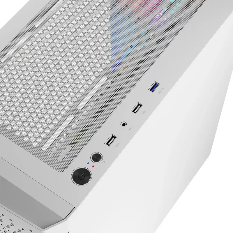 Caixa Logic ARAMIS ARGB MINIDI USB 3.0 branco