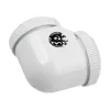 Adaptador 90° BitsPower para tubo rígido 16 mm DE para tubo rígido 16 mm DE, branco