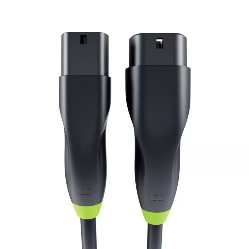Cabo de carregamento Green Cell EVKABGC03 — Tipo 2, 5 m, 11 kW, para veículos elétricos