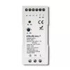 Fonte de alimentação para calha DIN Qoltec | 40W | 24V | 1.67A | branco | slim