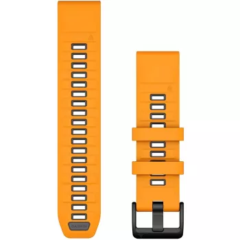 QuickFit, bracelete, smartwatch, grafite, laranja, Garmin, Approach S60, Approach S62,