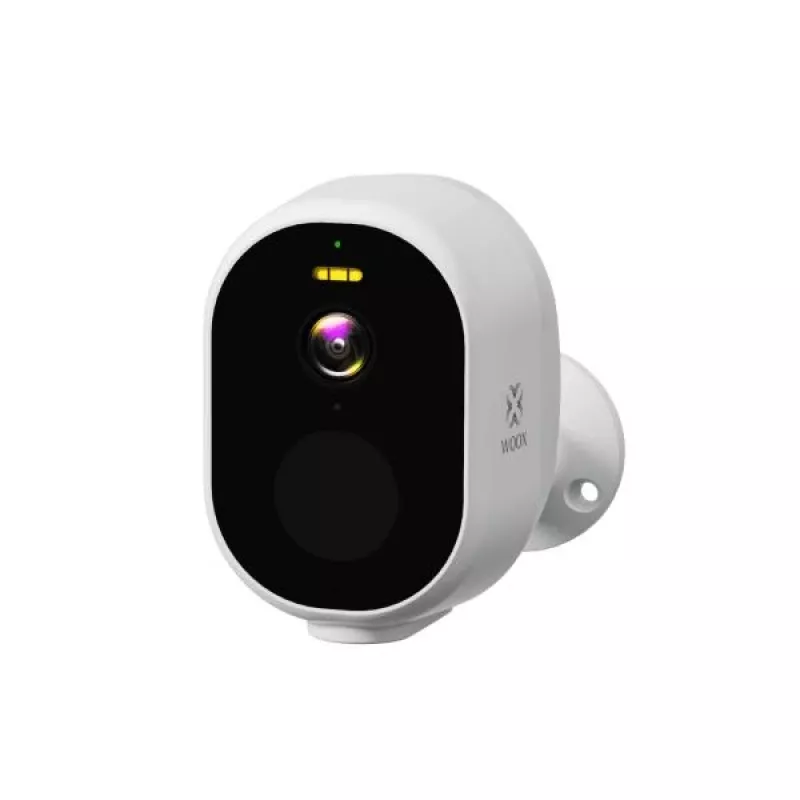 WOOX R4253-W Câmara exterior inteligente, Wi-Fi 2,4 GHz, 2K, F2.0 1/2,8 4 Megapixel, H92°/ V66° / D128°