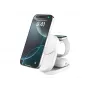 Carregador de interior Belkin UltraCharge 25W Qi2 3em1 carregador magnético UE branco redondo