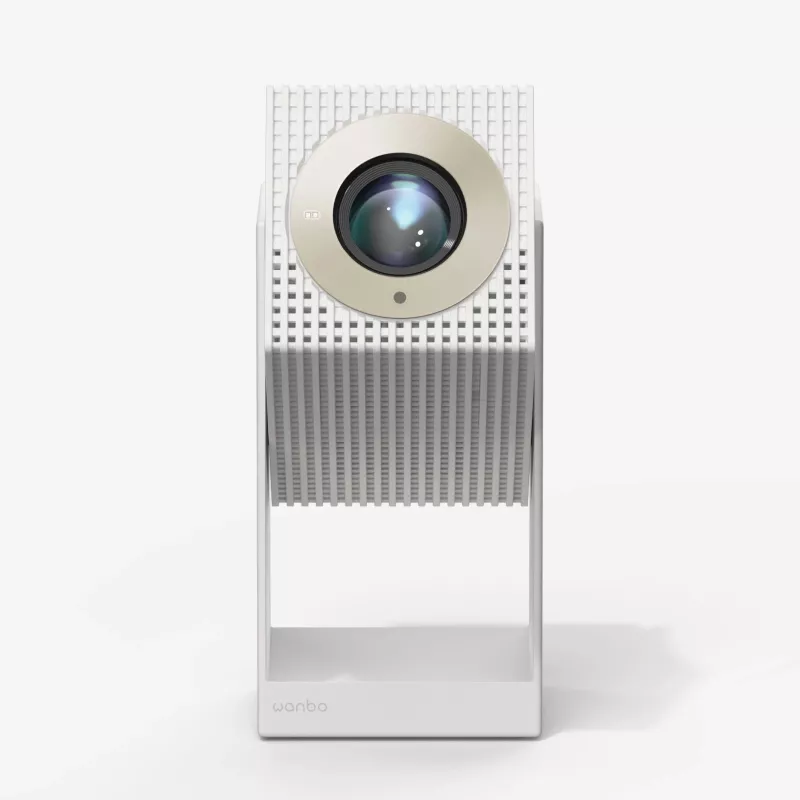 Projetor WANBO Cube 2 Pro 500 ANSI Android TV 11 — projetor de casa inteligente compacto, branco