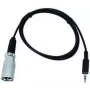 Adaptador DMX EUROLITE — 1x jack 3,5 mm para 1x ficha XLR