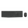 Logitech MK235 conjunto de teclado e rato sem fios durável em cinzento