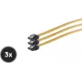 Cabo interno para PC ShiverPeaks SCO 78246-0.5-Y3 50 cm mola metálica reta