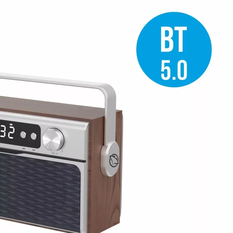 Rádio portátil MANTA RDI917PRO com Bluetooth e reprodução USB