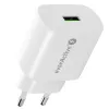 CARREGADOR DE TELEFONE 1X USB 18 W QC 3.0 BRANCO