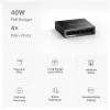 Switch de secretária Mercusys 6 portas 10/100Mbps com 4 portas PoE+
