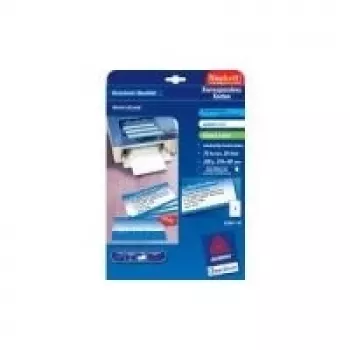 Avery Quick&Clean C2359-25 cartões, 99 x 210 mm, 220 g/m², branco, 75 cartões (25 folhas x 3)