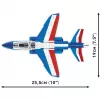 Brinquedo de construção Cobi Alpha Jet Patrouille de France modelo à escala 1:48 COBI-5841