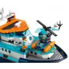 Brinquedo de construção LEGO City navio de expedição ao Ártico 60368 — 815 peças, 7+ anos, inclui 4 minifiguras