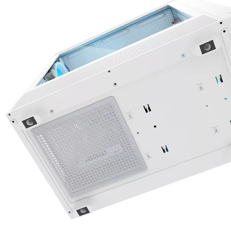 Caixa para PC MODECOM BREEZE ARGB Flow MIDI, ATX, USB 3.0 ×2 + USB-C, branco